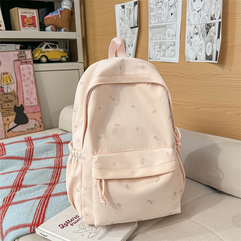 Student's Large Capacity Schoolbag Women's Embroidered Backpack