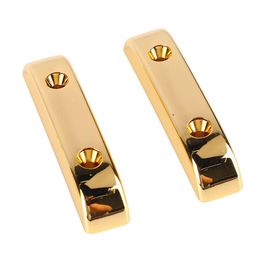 Acogedor Bass Thumb Rest for Jazz Bass Premium Lightweight Plastic Material 2-Pack, Plastic, Lightweight, Guitar, (GM03 Gold)