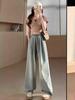 Summer 2024 Ice Silk Breathable Cropped Jeans