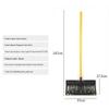TaChen Heavy-Duty Black Quenched Steel Snow Shovel