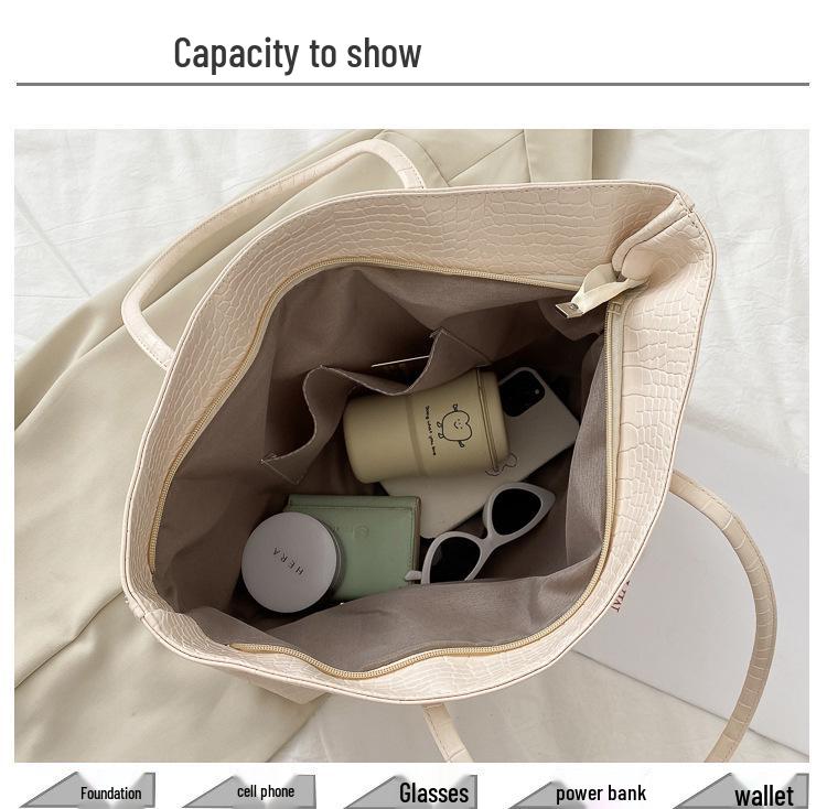 Women's Simple Versatile Tote: Large Capacity Shoulder Bag, 2020 Trendy Fashion Handbag.