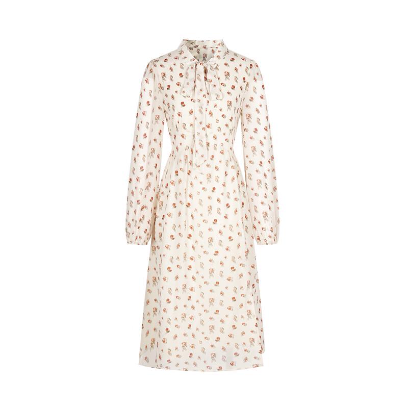 FivePlus Floral Long Sleeve A-line Dress