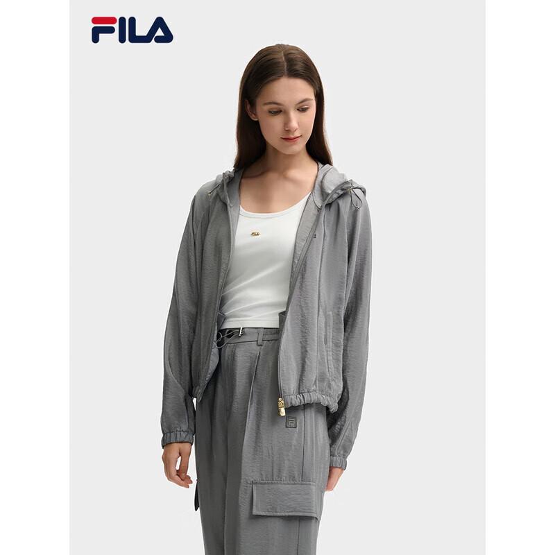 FILA Women s Casual Loose Hooded Woven Jacket S