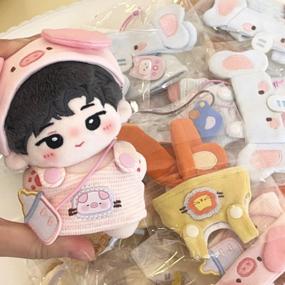 Lion 10cm Cotton Doll Clothes Strap Dress Doll Dress Up Set Doll Clothes Outfit Children's Gift