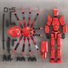 Spider Robot Action Figure with Accessories Movable Joints 3D Printed Model Toy Articulated Dummy Figurine Home Office Decoration Ornament