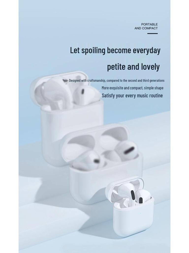Huaqiangbei Pro4 Wireless Bluetooth Earbuds with Extended Battery Life and Large Capacity