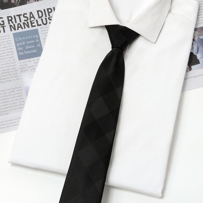 Men's Zipper Tie, Knot-free Business Formal Tie