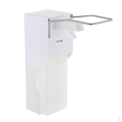 Wall Mounted Soap Dispenser Hand Elbow Pressure Pump For Shampoo Shower