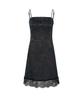 Lulu Seoul West Jacquard Slim Midi Dress (Brown)