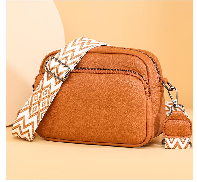 Women's Fashion Multi-layer Single Shoulder & Crossbody Bag with Coin Purse - Lightweight Commuting Small Square Bag