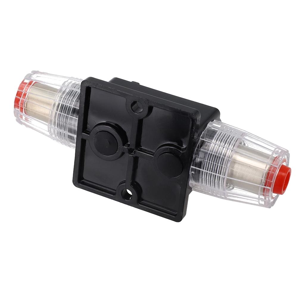 10A-100A Disyuntor Fusible Reinicio 12V-48V CC Coche Barco Coche Impermeable 4/8 Awg