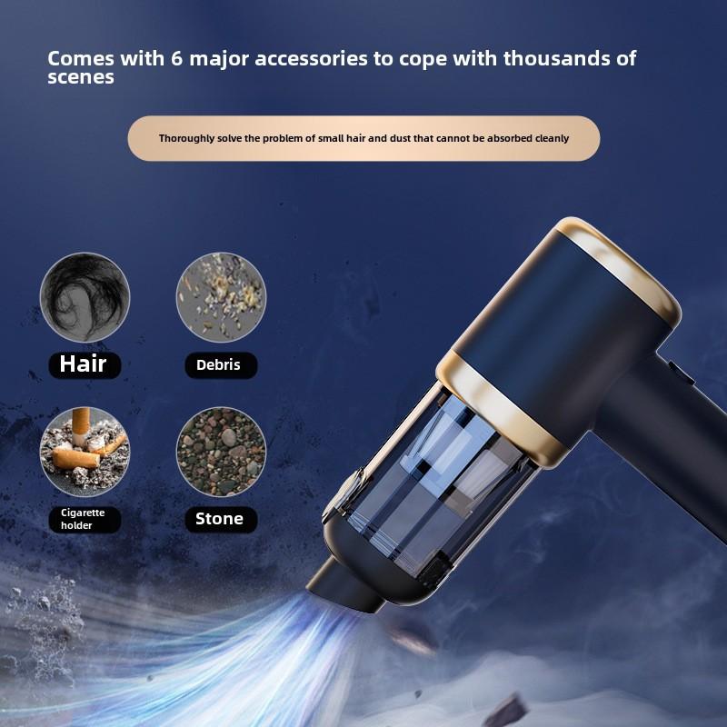 Cordless Car Vacuum Cleaner, Handheld Portable Auto Vacuum with High Suction Power for Home Car Cleaning