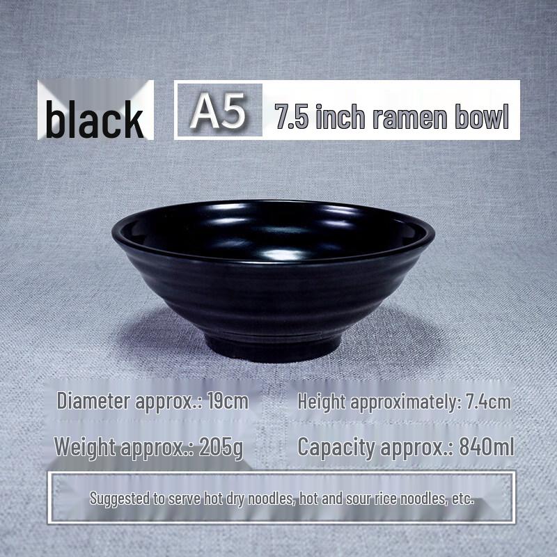 

Commercial Melamine Noodle and Soup Bowl