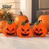 Pumpkin Candy Bag Halloween Drawstring for Kids Trick or Treat Bag Spooky Sack Reusable Non Woven Fabric Goodie Party Favors