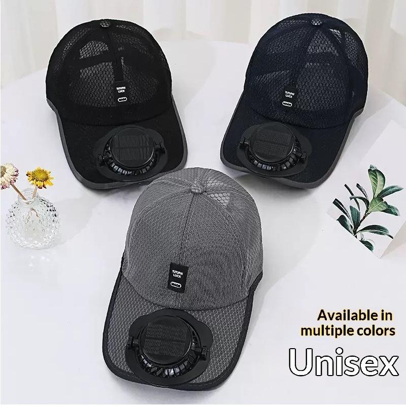 USB Charging Model, Men's and Women's Outdoor UV Protection, Baseball Cap, Fishing Visor, Summer Solar Fan, Cap