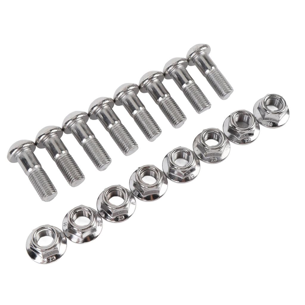 16PCS Rear Sprocket Bolts Nuts 90109 10013 00 M10x35mm High Strength Iron for 350 700 700R YFZ450