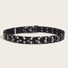 Versatile Punk Denim Waistband Luxury Design Waist Strap Trend Star Hollowed Belt