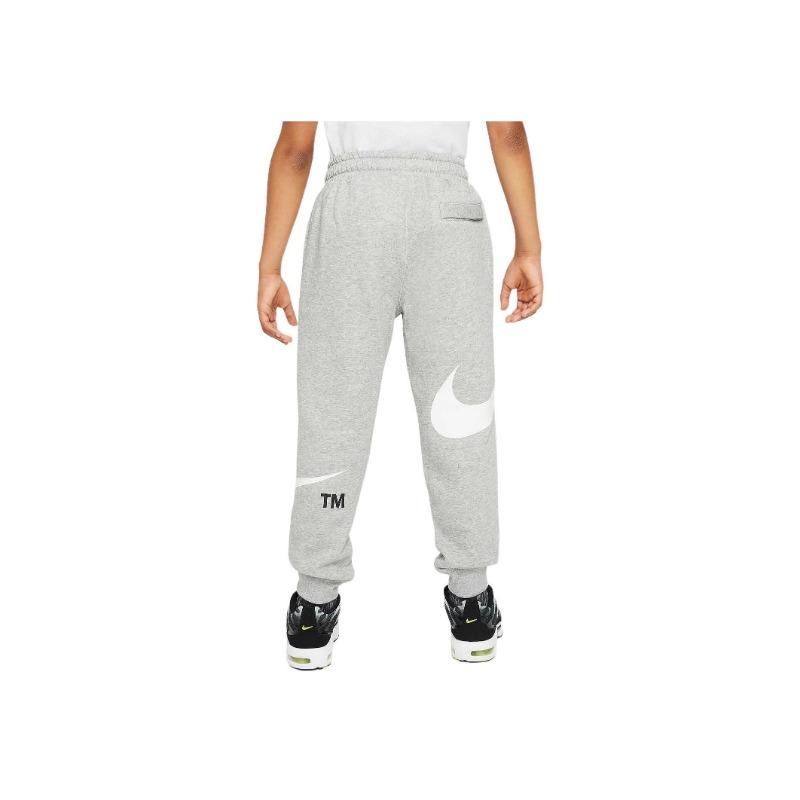 Nike Letter Print Low Waist Cuffed Pants Kids Bottoms Dark-Gray DO3601-063