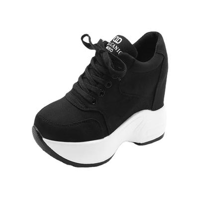 2025 Women Platform Sneakers Mesh Casual Trainers Chunky Shoes 11CM Heels Autumn Wedges Breathable Height Increasing Shoes Woman