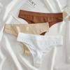 FINETOO 5PCS/Set T-Back Intimates Lingerie Sexy Women Seamless Panties Breathable Thong Underwear for Female Intimates Lingerie