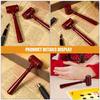 2 Pcs Wooden Judge Gavel Solid Wood Hammer Auction Gavel Role Gift For Chairman Law Student Costume Accessory Home