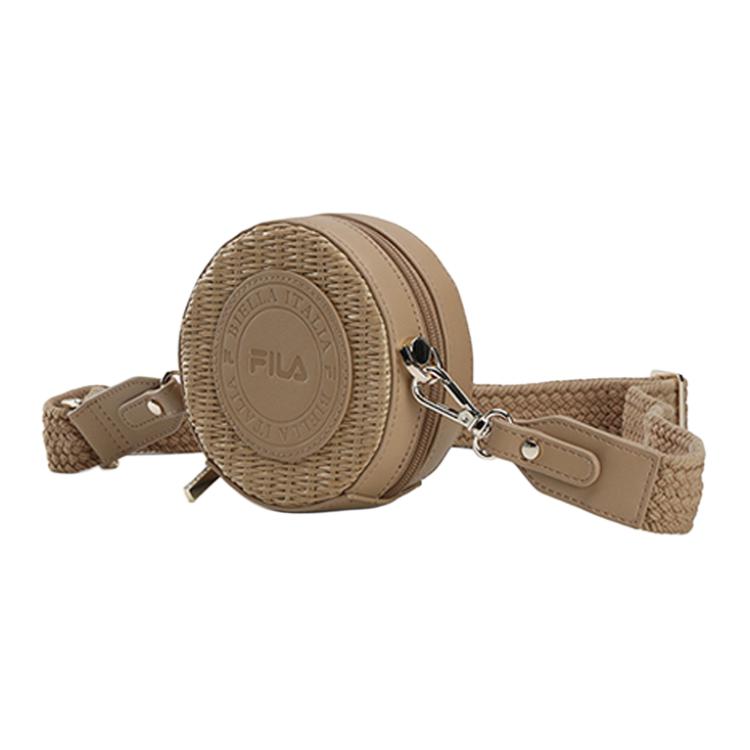 New FILA Polyurethane Shoulder Bag Crossbody Bag Regular Women's Brown Nubuck F13W128128F