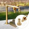 2 Pieces Faucet Hose Connectors Adapter Accessory Sturdy Versatile Simple Installation