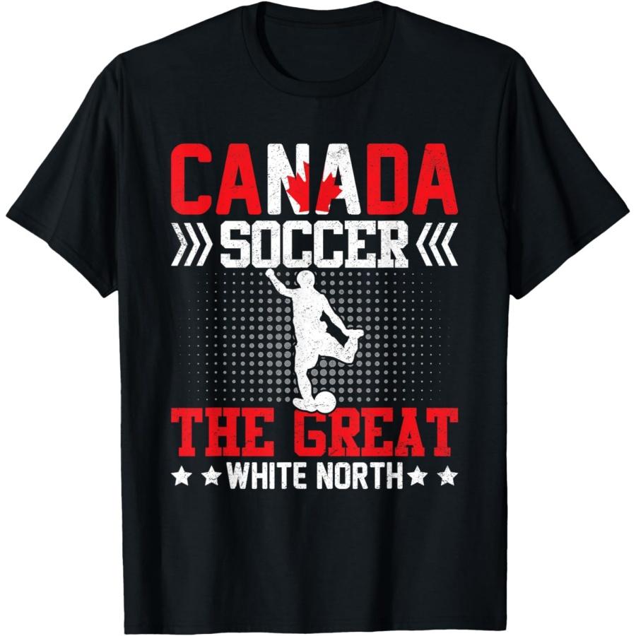 Canada Soccer The-Great White North Sport Enthusiast T-Shirt S