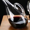 Caraffa da vino in vetro da 1700 ml a forma di cigno