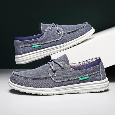 Zapatos de Lona para Hombre Nuevos Transpirables Planos para Hombre Conducción Casual Mocasín Masculino Suaves Cómodos Mocasines Zapatillas