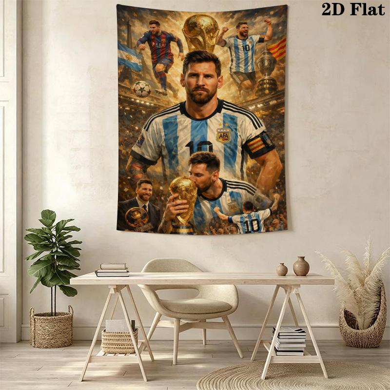 Messi'S Unicef Collaboration Threepiece Set 1 Duvet Cover 2 Pillowcase Without Core Christmas Birthday Gift Duvet Cover And Pillowcase