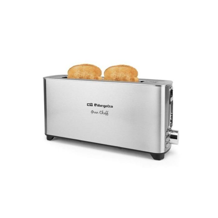 Orbegozo TO 6030 Toaster Stainless Steel 6 Intensities 1050W Crumb Tray