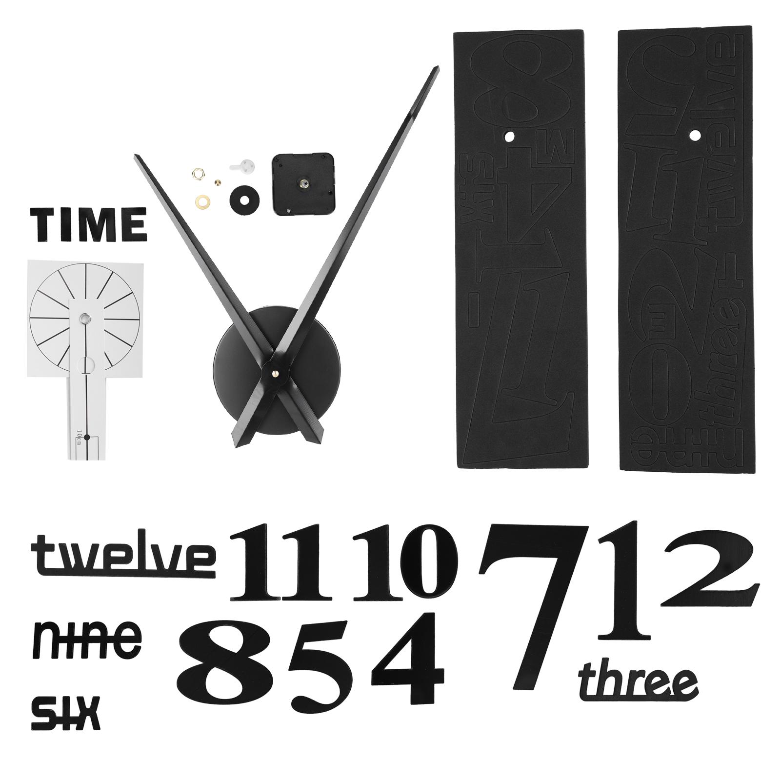 Frameless   Wall Clock Modern Mirror Wall Sticker for Home Living Room Bedroom Decor