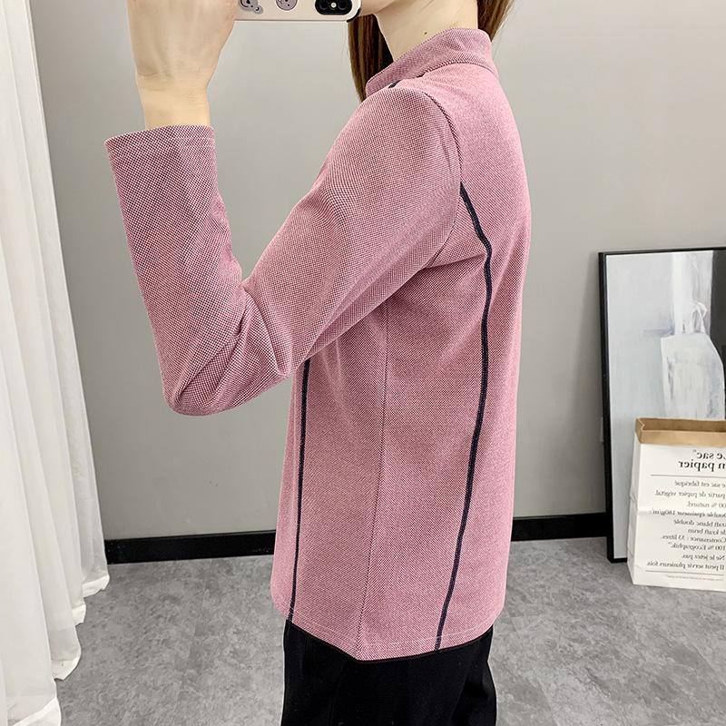 Dámská elastická fleecová mikina plus size se stojáčkem na podzim/zimu - Rychleschnoucí, prodyšná, silná a hřejivá.