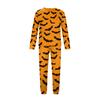 Family Matching Halloween Print Pajama Set with Button Neck for the Whole Family