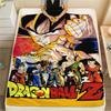 Son Goku Print Flannel Blanket, Soft Warm for Bedrooms Sofas Beds, Perfect for Travel Picnic Chair -HE19