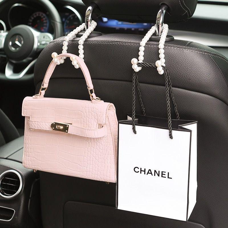2pcs premium feel Car mounted hook, front seat backrest hook, multifunctional hook, convenient and space saving car decoration