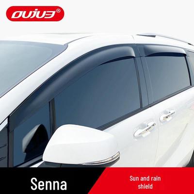 Deflectores de Lluvia y Tiras Visera para Ventana Electroplateados Adecuados para Toyota Sienna 2021