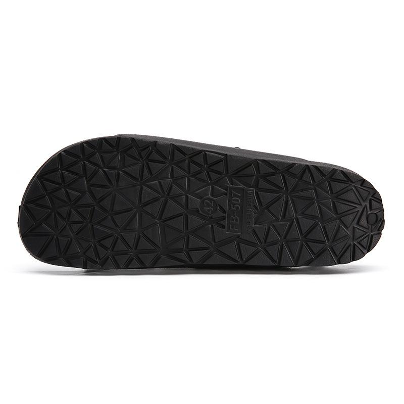 Double Buckle Adjustable EVA Sandals - Comfortable Arch Support, Waterproof, Flat Heel, Open Toe, Casual Style, Solid Color, No Printing