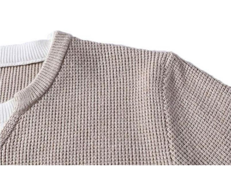 Maglione Trendy a Due Pezzi da Uomo 2025 - Vestibilità Larga Base Moda