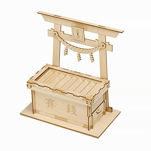 

ki-gu-mi Копилка-шкатулка - 3D деревянная головоломка, набор для творчества DIY для детей и взрослых - Обучающая игрушка для мальчиков и девочек - 3D-поделка и отличный подарок