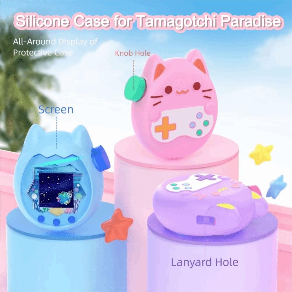 Cartoon for Tamagotchi Paradise Silicone Case Non-Slip Fall Resistant Protective Cover Ultra-Thin Game Accessories Game Parts