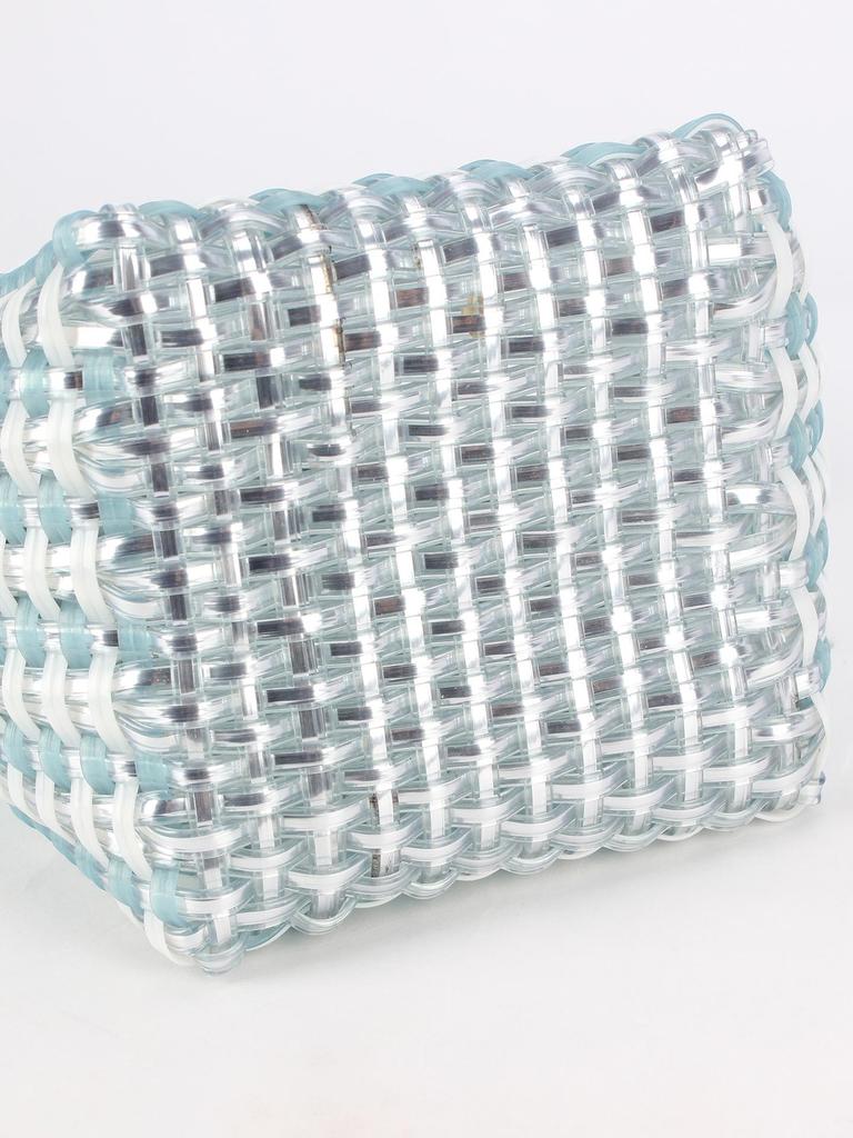 Handmade Woven Plastic Beach Bag - Versatile, Casual, Fashionable for Women