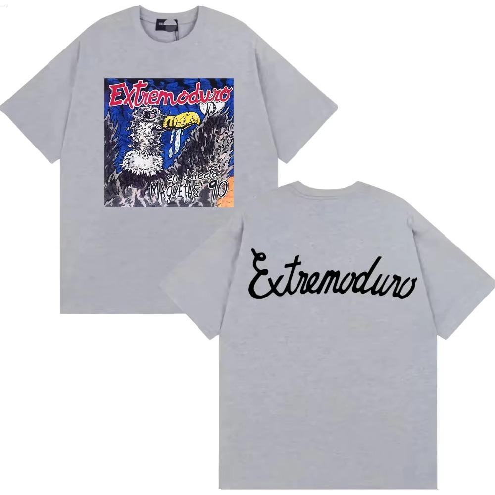 Rock Band Extremoduro En Directo Maquetas' 90 T-shirt Men Women Fashion Hip Hop Street T Shirts Cotton Casual Oversized T Shirts