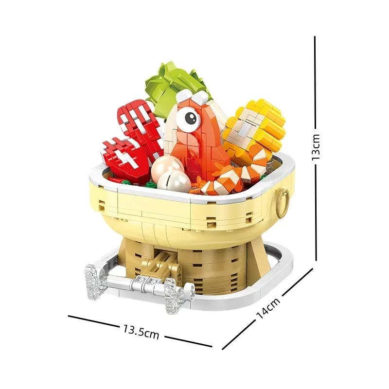 KNEW BUILT Carrot Potato DIY Potted Plant Model Building Block Toys-Great for Early LearningDesk & Home DecorFestival Present