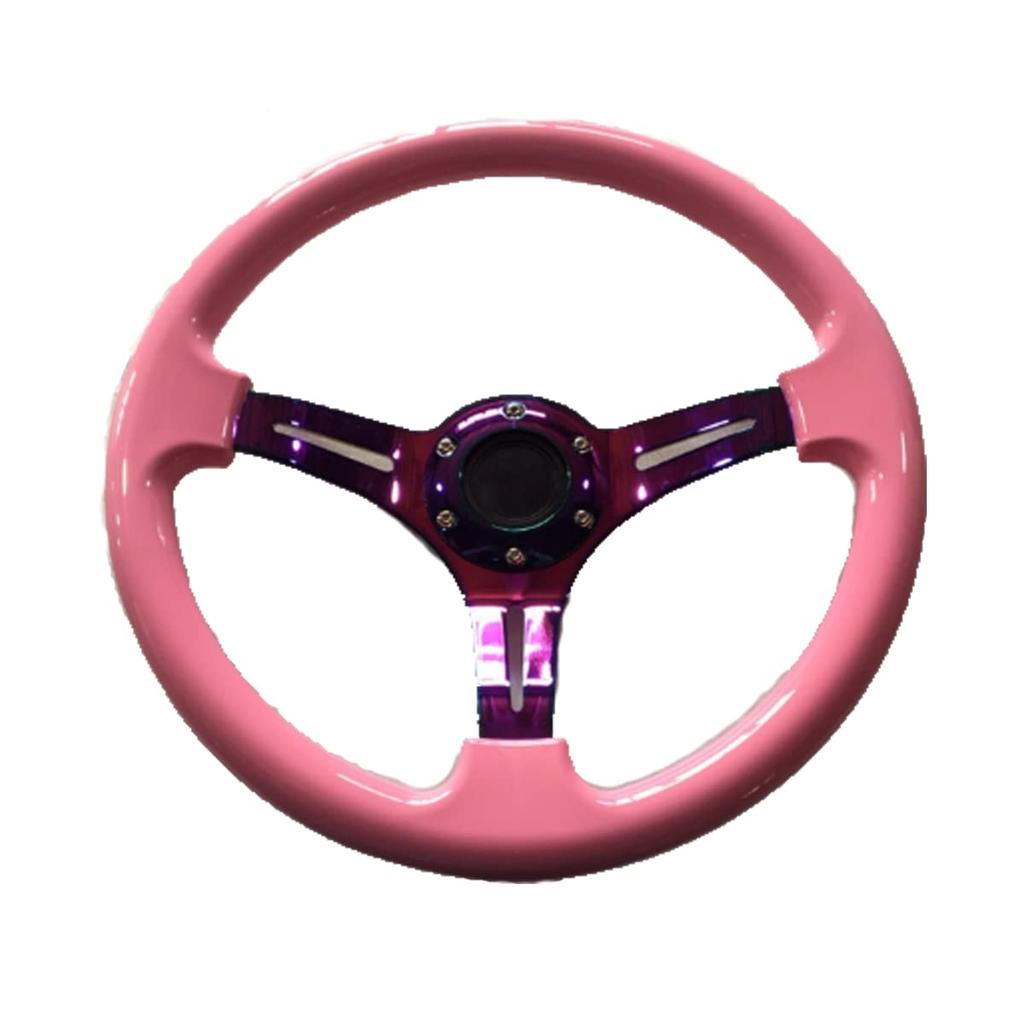 SC RACING Steering Wheel Handle (Pink/Neochrome)