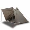 Tente familiale - vidaXL - Tipi 6 personnes - Imperméable - Marron - Léger et portable