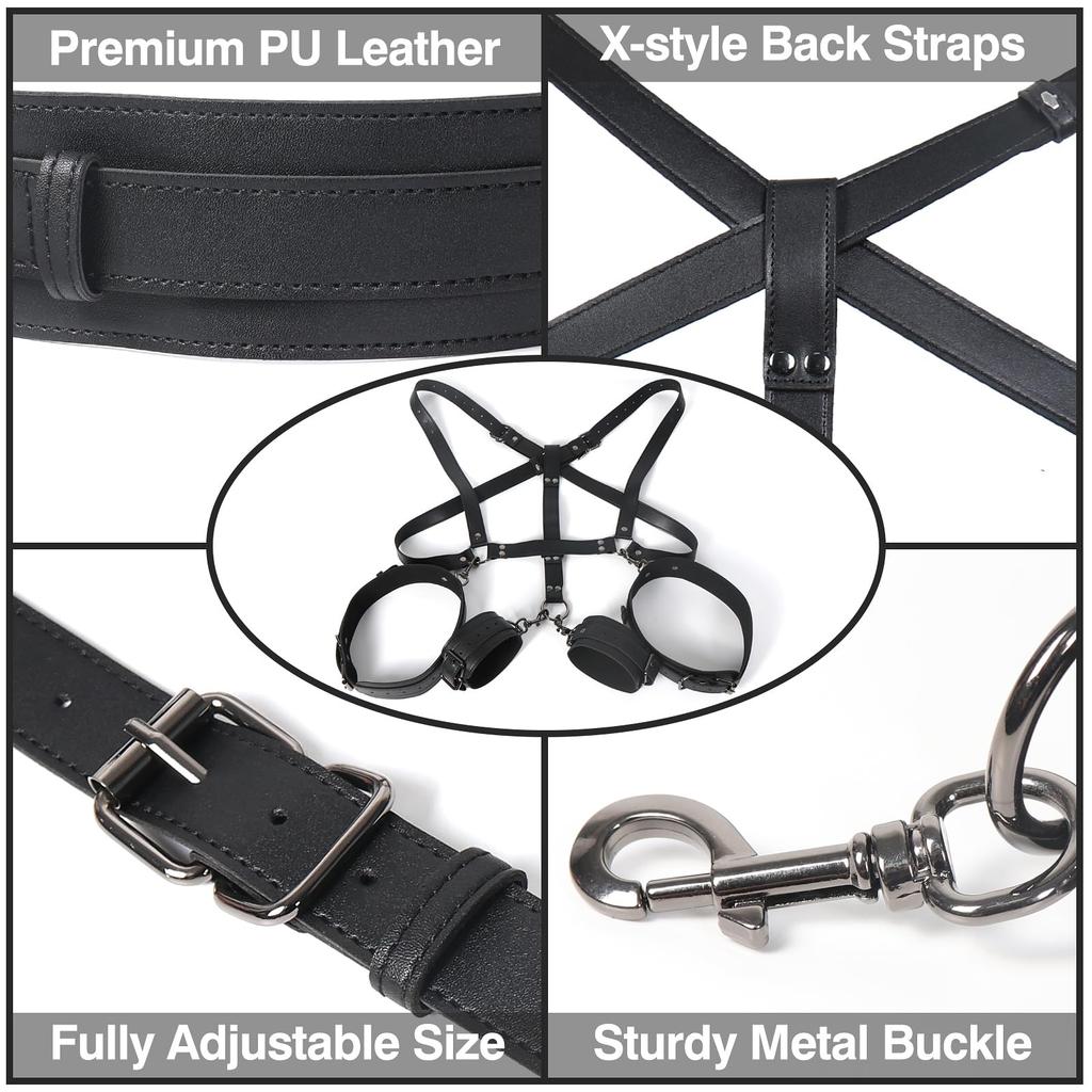 Bondage Sex Toys Breasts Harness Thigh Sling Behind Bondage Restraints Sex Gear Kit For Couples Fetish SM Games Adult Toys
