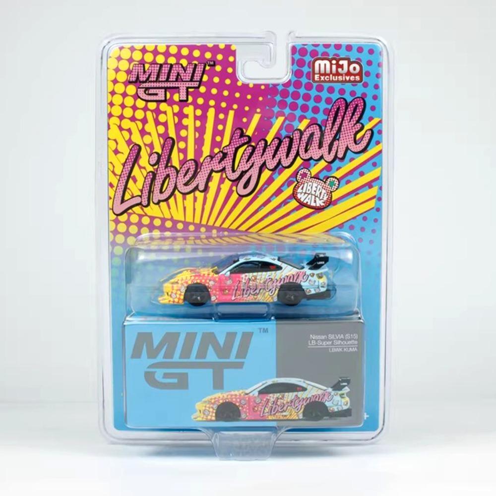MINIGT In Stock 1:64 Hang Card Porsche McLaren Lamborghini BMW Diecast Car Model Collection Toys