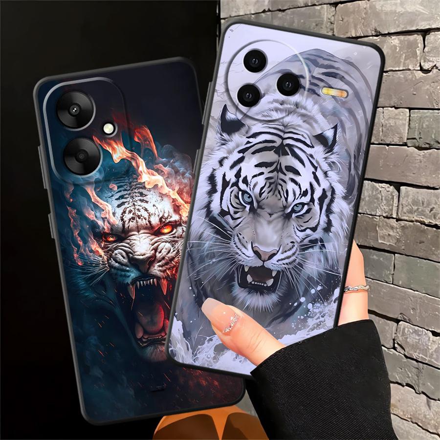 Cool Animal Tiger Lion Horse Funda Phone Cover Case for Xiaomi Redmi A4 A5 10 A1 A2 Plus K40 K80 Pro 13C 14C A3 12C 9
